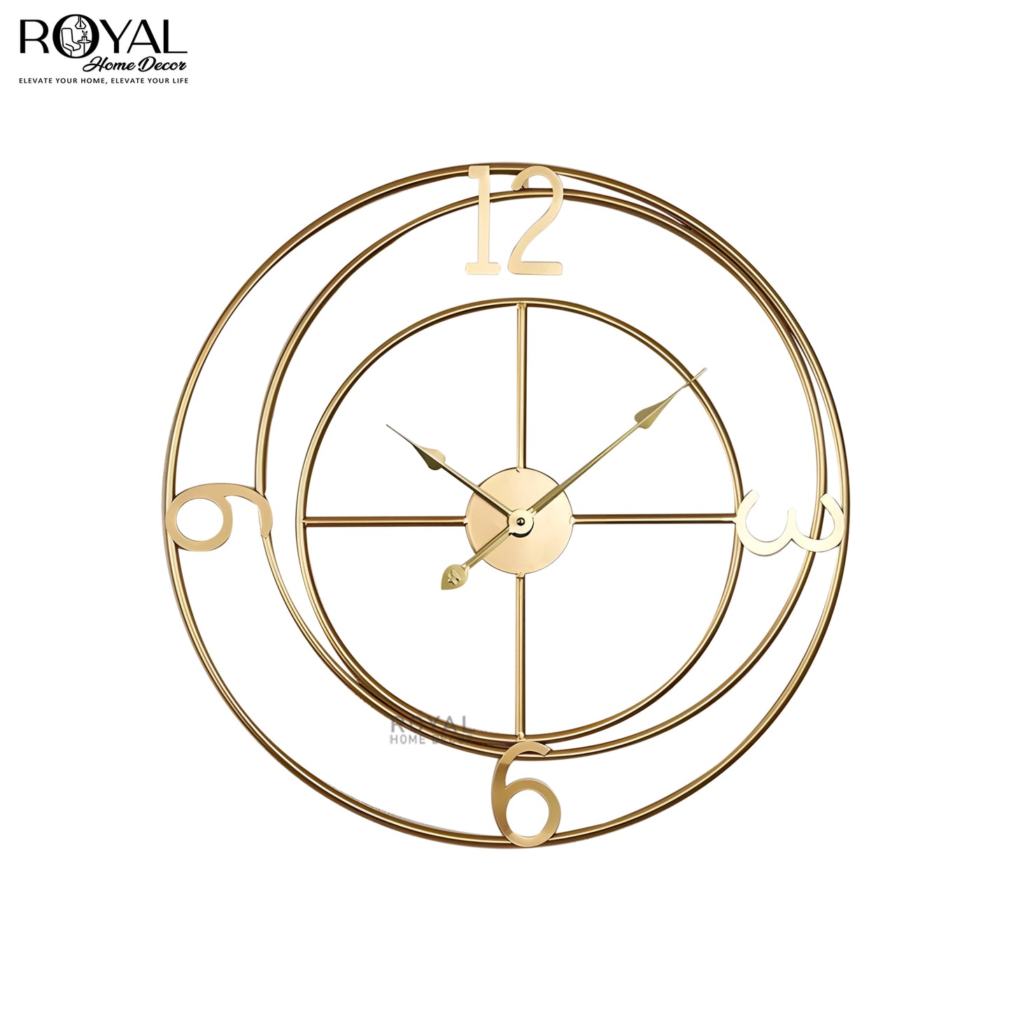 Golden Orbit Clock