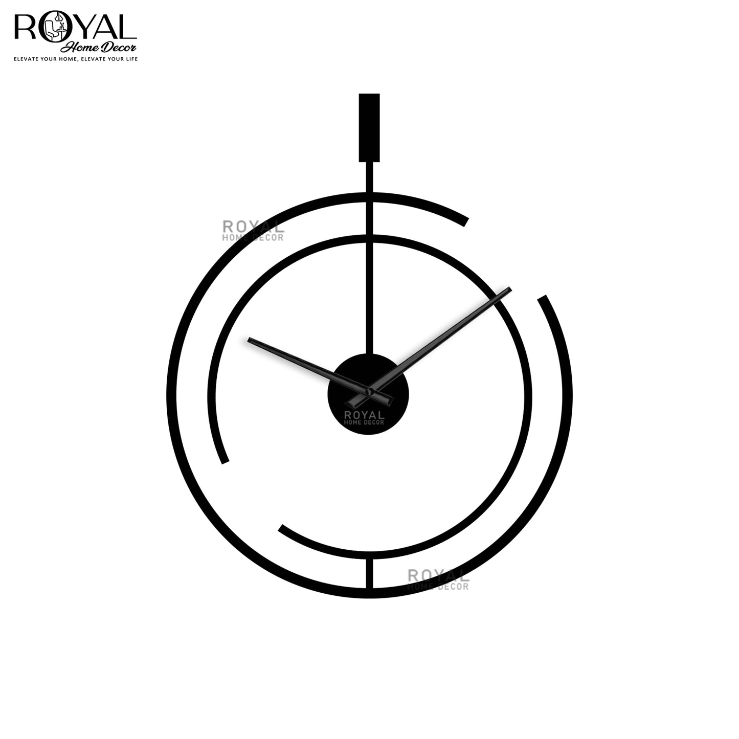 Midnight Serenity Wallart Clock