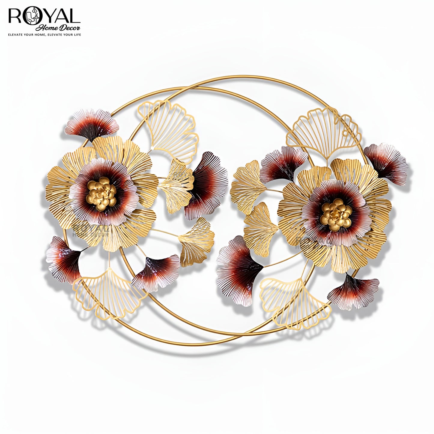 Majestic Gold Bloom Wall Art