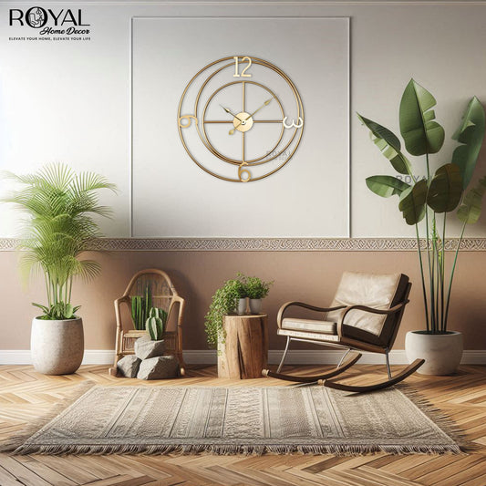 Golden Orbit Clock