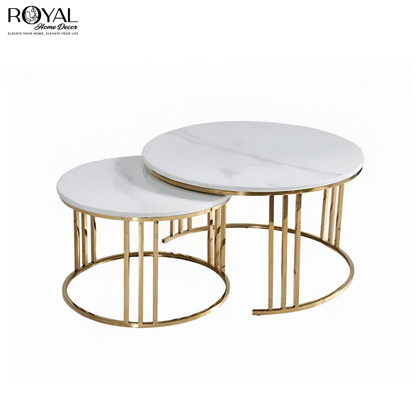 Zenith Round Nesting Center Tables Set