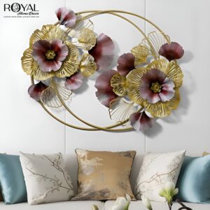Majestic Gold Bloom Wall Art